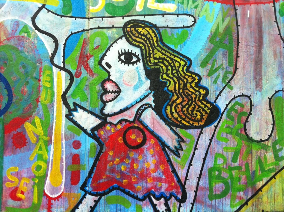 Muro de Berlín. Graffiti. Cortesía de Alex Ortiz