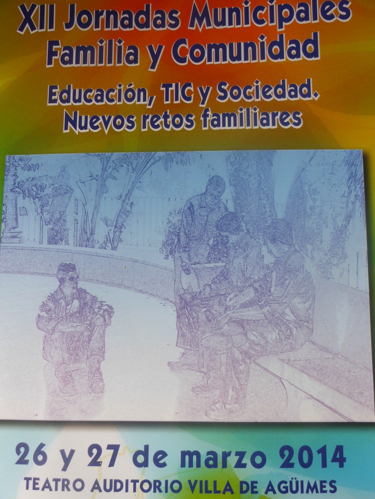 Cartel XII Jornadas Agüímes. participación de la Dra. Juani Mesa con dos talleres.