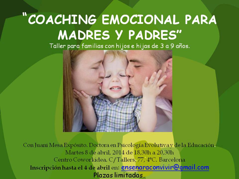 Taller  "COACHING EMOCIONAL".  Dra. Juani Mesa Expósito.