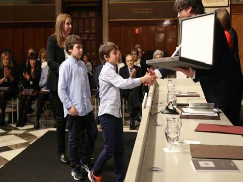 Entrega póstuma de la Cruz de S. Jordi a la familia del  Dr. Melgarejo