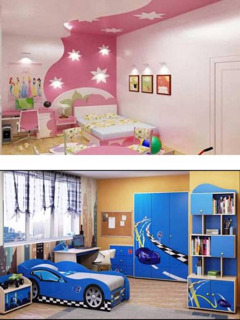 ¿Se puede diseñar habitaciones más estereotipadas y sexistas para un ser humano?